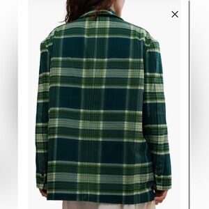 Free People Reggie Oversized Blazer | Green Combo | X-Small